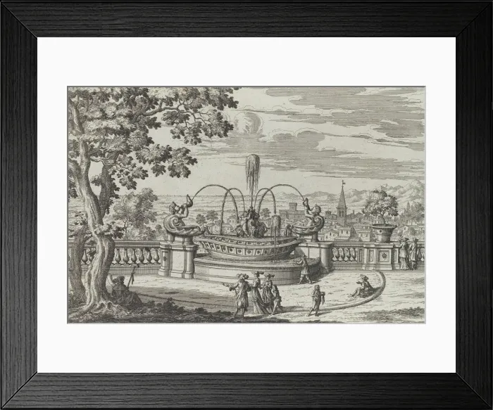 Framed Print : Fontana di Belvedere aFrascati... 1691 or after. Creator: Giovanni Battista Falda Framed Print : Fontana di Belvedere aFrascati... 1691 or after. Creator: Giovanni Battista Falda