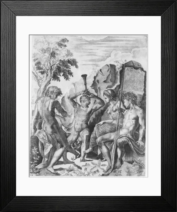 Framed Print : The Competition of Apollo and Marsyas and the Judgment of Midas, 1562 Framed Print : The Competition of Apollo and Marsyas and the Judgment of Midas, 1562