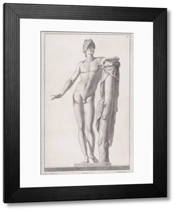 Framed Print : Statue of Apollo, 1734. Creator: Giovanni Battista Jacoboni Framed Print : Statue of Apollo, 1734. Creator: Giovanni Battista Jacoboni
