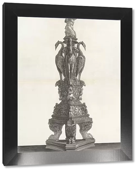 Antique marble candleholder, 1778-80. Creators: Giovanni Battista Piranesi