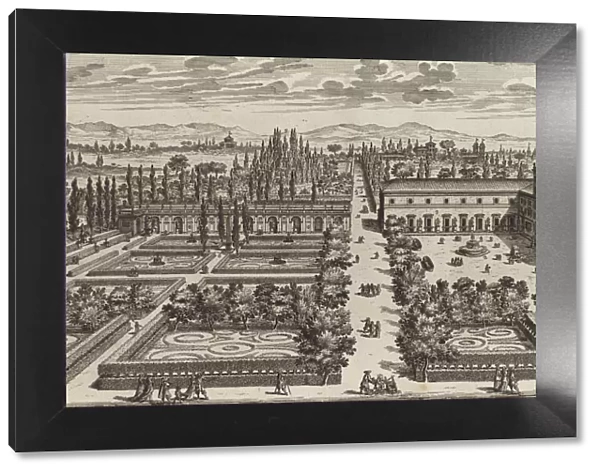 View of the Villa Medici, after 1677. Creator: Giovanni Battista Falda
