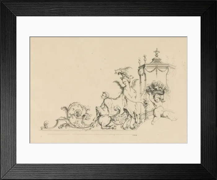 Framed Print : Desseins Arabesques a Plusieurs Usages Inventes par J. B. Toro, 1716. 1716 Framed Print : Desseins Arabesques a Plusieurs Usages Inventes par J. B. Toro, 1716. 1716
