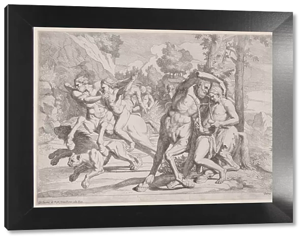 The education of Achilles, 1650-55. Creator: Giovanni Cesare Testa