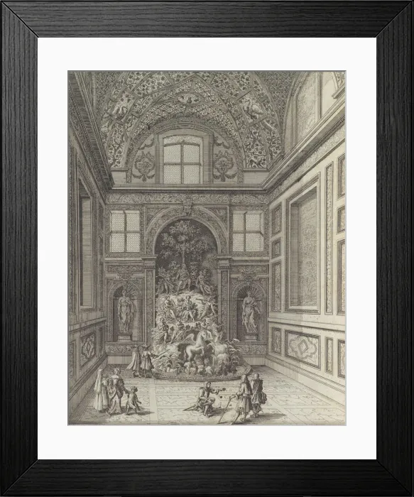 Framed Print : Stanza de Venti nel Teatro di Belvedere di Frascati... 1691 or after Framed Print : Stanza de Venti nel Teatro di Belvedere di Frascati... 1691 or after