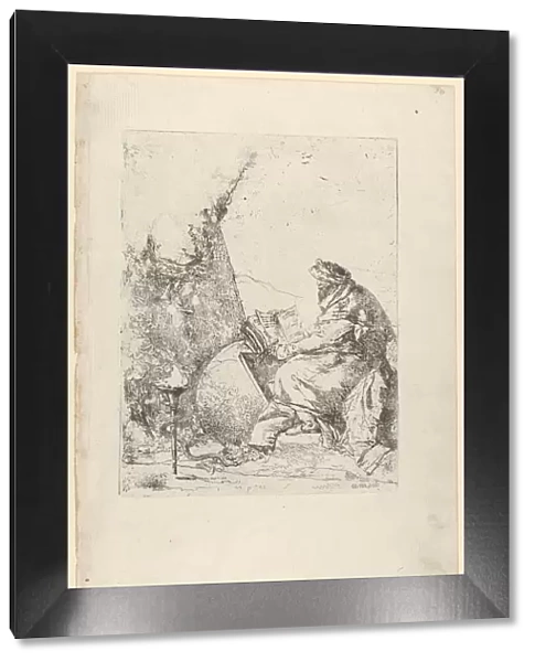 The Philosopher, from the Scherzi, ca. 1740. Creator: Giovanni Battista Tiepolo