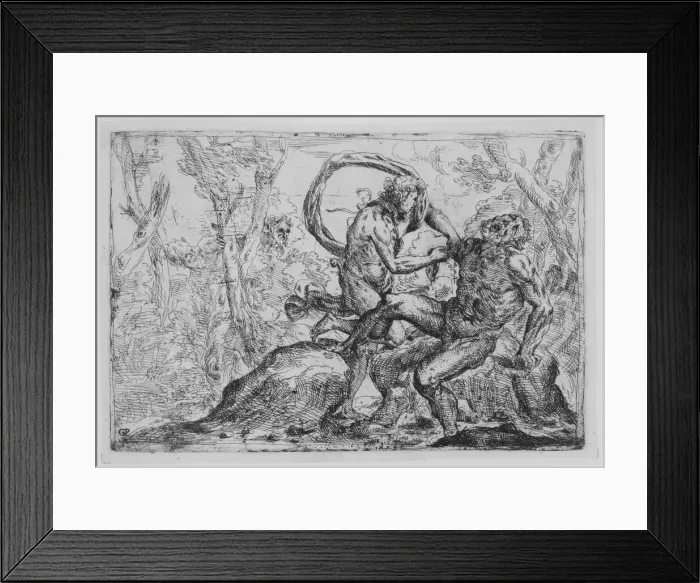 Framed Print : The Flaying of Marsyas, mid-17th century. Creator: Giovanni Pietro Possenti Framed Print : The Flaying of Marsyas, mid-17th century. Creator: Giovanni Pietro Possenti