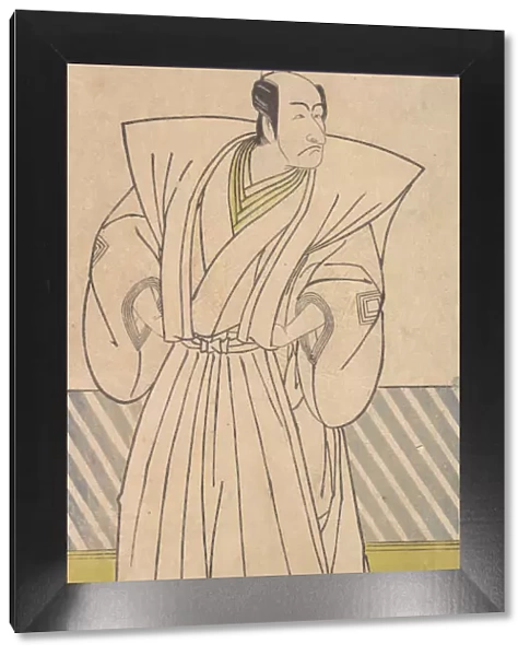 The Fifth Ichikawa Danjuro as a Samurai of High Rank, late 18th century. Creator: Shunsho