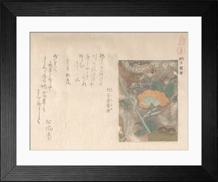 Framed Print : Designs of Imported Leathers, 19th century. Creator: Kubo Shunman Framed Print : Designs of Imported Leathers, 19th century. Creator: Kubo Shunman