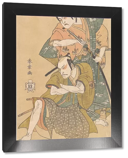 The Actor Ichikawa Yaozo II as a Samurai, ca. 1765. Creator: Shunsho