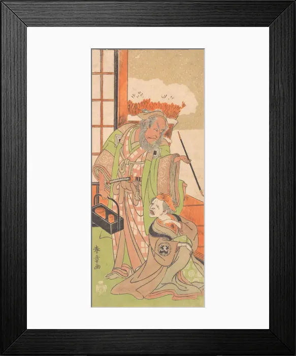 Framed Print : Scene From the Second Act of the Drama Kawaranu Hana Sakae Hachinoki, 12th month, 1769. Creator: Shunsho. Scene From the Second Act of the Drama Kawaranu Hana Sakae Hachinoki, 12th month, 1769. Creator: Shunsho Framed Print : Scene From the Second Act of the Drama Kawaranu Hana Sakae Hachinoki, 12th month, 1769. Creator: Shunsho. Scene From the Second Act of the Drama Kawaranu Hana Sakae Hachinoki, 12th month, 1769. Creator: Shunsho