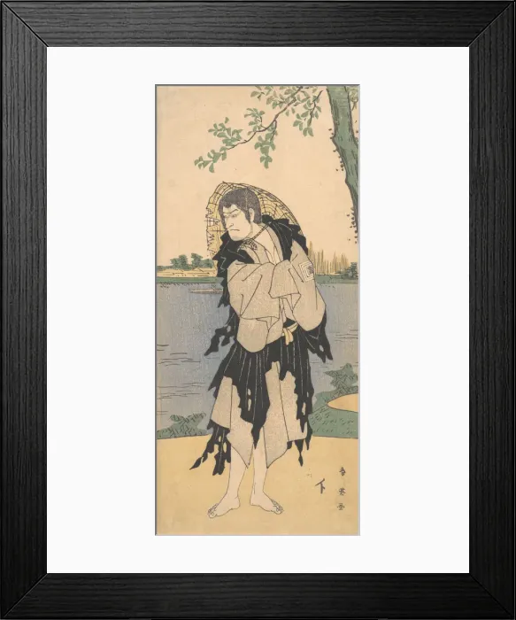 Framed Print : The Second Ichikawa Komazo in the Role of Yanekozo, 2nd month, 1794 Framed Print : The Second Ichikawa Komazo in the Role of Yanekozo, 2nd month, 1794
