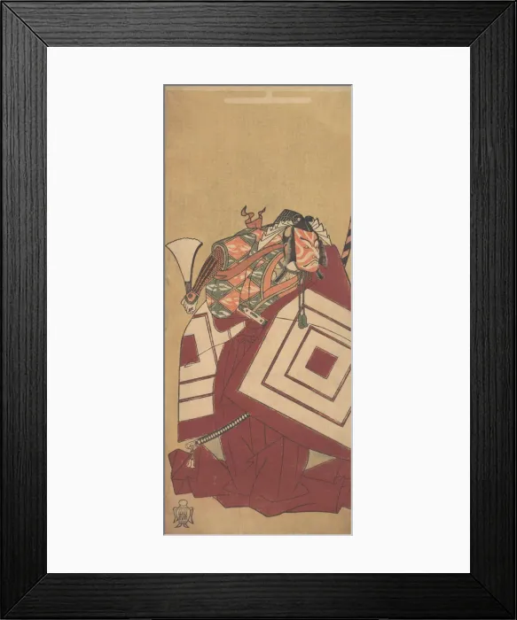 Framed Print : The Fifth Ichikawa Danjuro as Kisou Takiguchi, 12th month, 1770. Creator: Shunsho Framed Print : The Fifth Ichikawa Danjuro as Kisou Takiguchi, 12th month, 1770. Creator: Shunsho