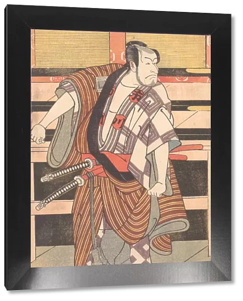 The Actor Ichikawa Danjuro V as a Samurai, 1785. Creator: Katsukawa Shun'ei