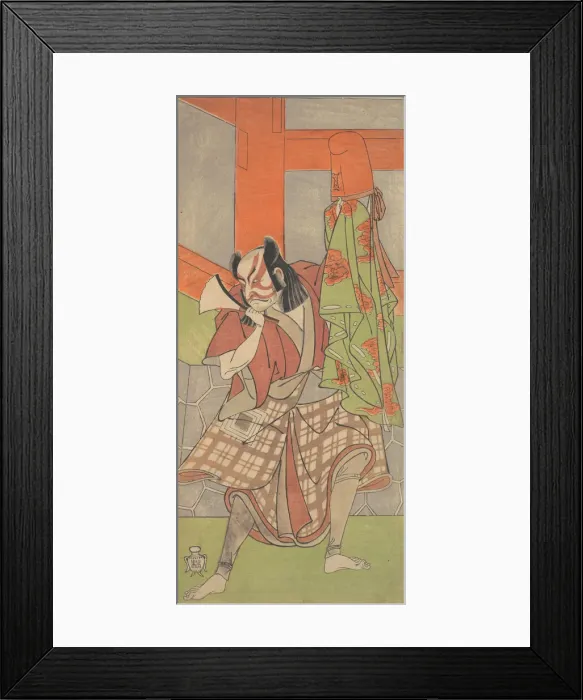 Framed Print : The Fourth Ichikawa Danjuro in the Role of Yahei-byoe Munekiyo, 12th month, 1768. Creators: Shunsho, Ichikawa Danjuro IV Framed Print : The Fourth Ichikawa Danjuro in the Role of Yahei-byoe Munekiyo, 12th month, 1768. Creators: Shunsho, Ichikawa Danjuro IV