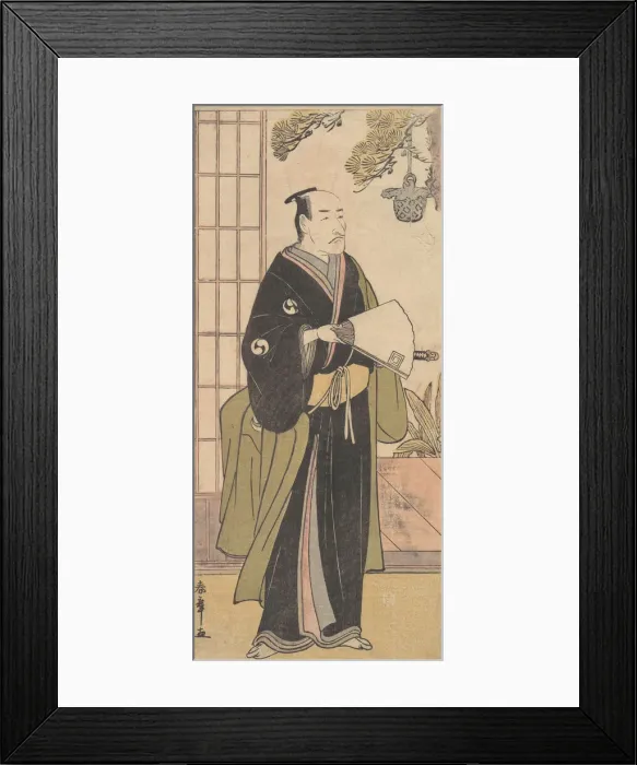 Framed Print : The Fifth Ichikawa Danjuro in the Role of Oboshi Yuranosuke, 6th month, 1783. Creator: Shunsho Framed Print : The Fifth Ichikawa Danjuro in the Role of Oboshi Yuranosuke, 6th month, 1783. Creator: Shunsho