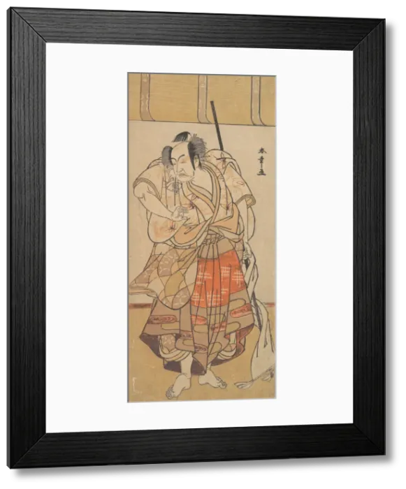 Framed Print : The First Onoe Kikugoro as an Angry Man, ca. 1772. Creator: Shunsho Framed Print : The First Onoe Kikugoro as an Angry Man, ca. 1772. Creator: Shunsho