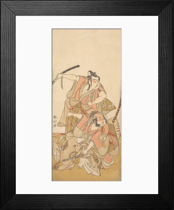 Framed Print : The Actor Ichikawa Yaozo II in the Role of Soga no Goro, ca. 1772 Framed Print : The Actor Ichikawa Yaozo II in the Role of Soga no Goro, ca. 1772
