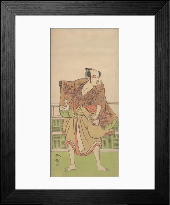 Framed Print : Otani Hiroemon in the role of Gokumon no Shobei, 9th month, 1774. Creator: Shunsho Framed Print : Otani Hiroemon in the role of Gokumon no Shobei, 9th month, 1774. Creator: Shunsho