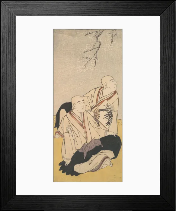 Framed Print : The Third Sawamura Sojuro & the Second Ichikawa Monnosuke as Buddhist Monks, 1791. Creator: Shunsho. The Third Sawamura Sojuro & the Second Ichikawa Monnosuke as Buddhist Monks, 1791. Creator: Shunsho Framed Print : The Third Sawamura Sojuro & the Second Ichikawa Monnosuke as Buddhist Monks, 1791. Creator: Shunsho. The Third Sawamura Sojuro & the Second Ichikawa Monnosuke as Buddhist Monks, 1791. Creator: Shunsho