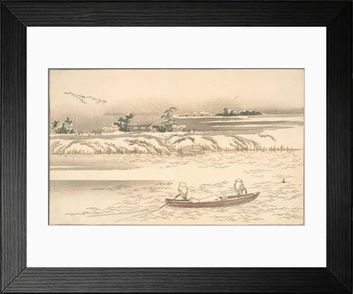 Framed Print : Book of Ehon Ginsekai (The World in Silver), late 18th-early 19th century Framed Print : Book of Ehon Ginsekai (The World in Silver), late 18th-early 19th century