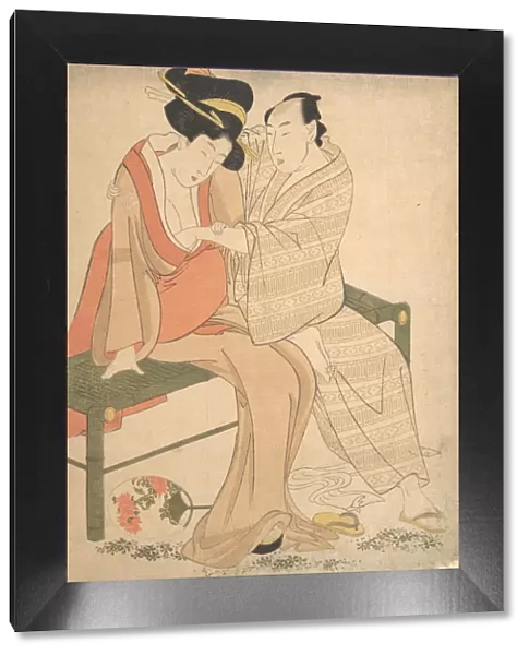 A Pair of Lovers, 1795. Creator: Kitagawa Utamaro