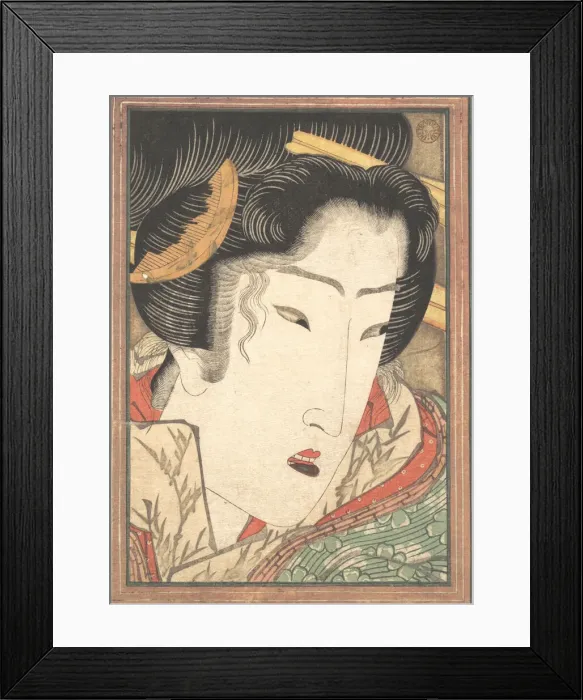 Framed Print : Rejected Geisha from Passions Cooled by Springtime Snow, 1824. Creator: Ikeda Eisen Framed Print : Rejected Geisha from Passions Cooled by Springtime Snow, 1824. Creator: Ikeda Eisen