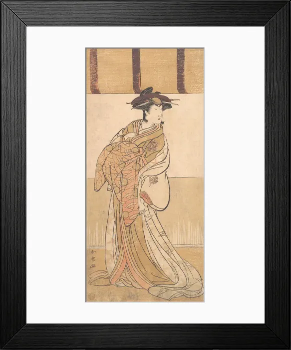 Framed Print : Nakamura Riko in the Role of Oiso no Tora, 2nd month, 1782. Creator: Katsukawa Shunjo Framed Print : Nakamura Riko in the Role of Oiso no Tora, 2nd month, 1782. Creator: Katsukawa Shunjo