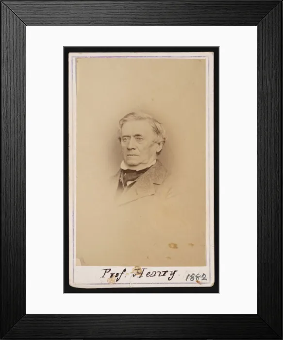 Framed Print : Portrait of Joseph Henry (1797-1878), Before 1878 (received 1882). Creator: Unknown Framed Print : Portrait of Joseph Henry (1797-1878), Before 1878 (received 1882). Creator: Unknown