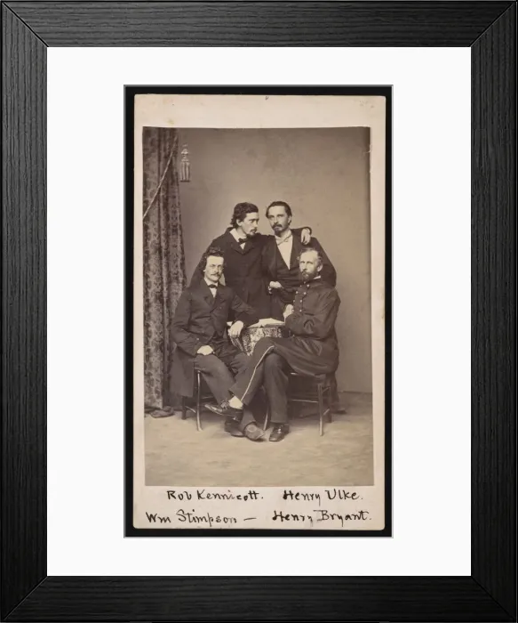 Framed Print : Group Portrait of Megatherium Club, Circa 1862-1863. Creator: Unknown Framed Print : Group Portrait of Megatherium Club, Circa 1862-1863. Creator: Unknown