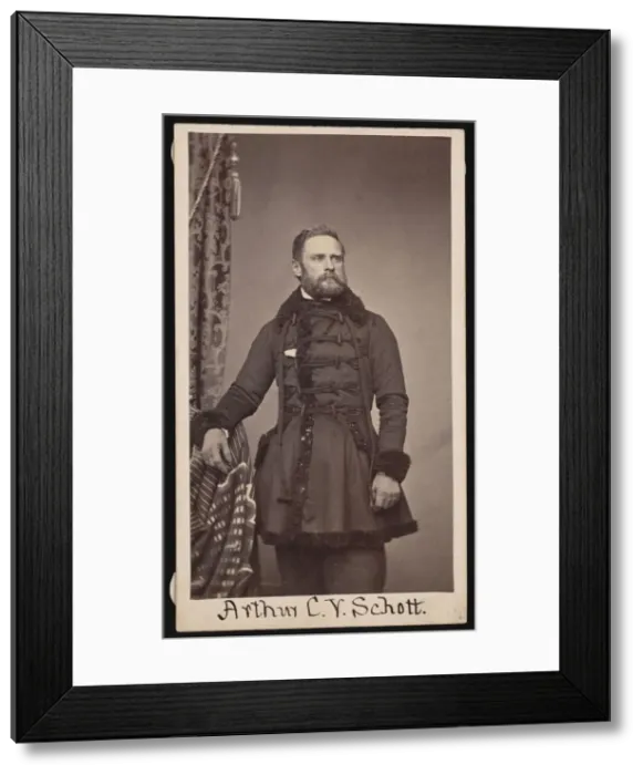 Framed Print : Portrait of Arthur Carl Victor Schott (1814-1875), Before 1875. Creator: Unknown Framed Print : Portrait of Arthur Carl Victor Schott (1814-1875), Before 1875. Creator: Unknown