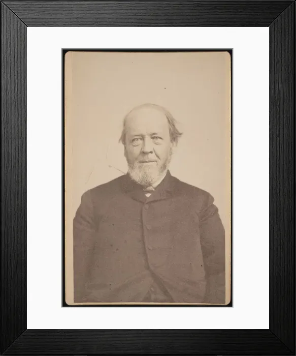 Framed Print : Portrait of Benjamin Silliman, Jr. (1816-1885), Before 1885. Creator: Unknown Framed Print : Portrait of Benjamin Silliman, Jr. (1816-1885), Before 1885. Creator: Unknown