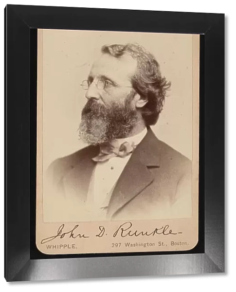 Portrait of John Daniel Runkle (1822-1902), Between 1865 and 1873