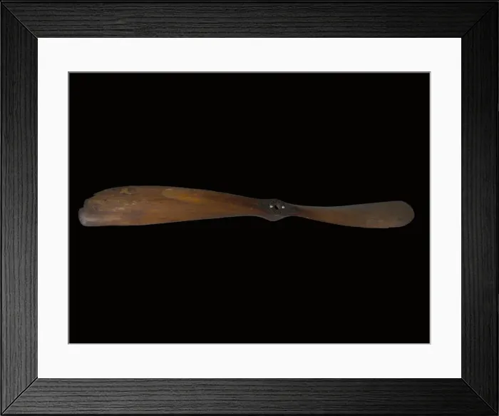 Framed Print : Curtiss Ely Propeller, fixed-pitch, two-blade, wood and metal, 1911 Framed Print : Curtiss Ely Propeller, fixed-pitch, two-blade, wood and metal, 1911