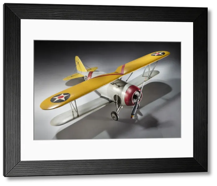 Framed Print : Model, Static, Grumman F3F-1, ca. 1935. Creator: Unknown Framed Print : Model, Static, Grumman F3F-1, ca. 1935. Creator: Unknown