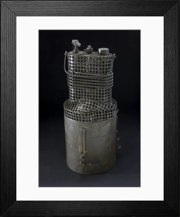 Framed Print : Vaporizer, Oxygen, Imperial German Air Force, 1918. Creator: Ahrendt und Heylandt G. m. b. H Framed Print : Vaporizer, Oxygen, Imperial German Air Force, 1918. Creator: Ahrendt und Heylandt G. m. b. H