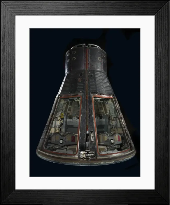 Framed Print : Capsule, Gemini VII, 1965. Creator: McDonnell Aircraft Corp Framed Print : Capsule, Gemini VII, 1965. Creator: McDonnell Aircraft Corp