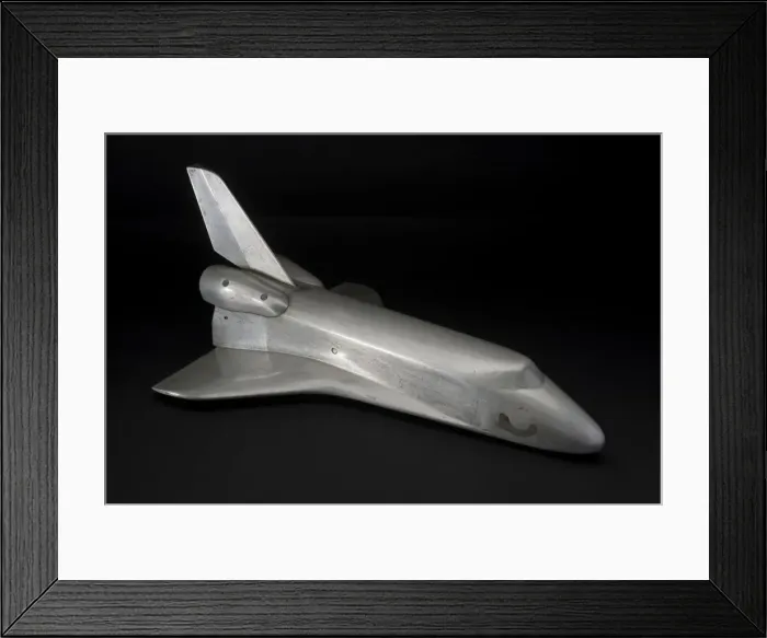 Framed Print : Model, Space Shuttle, Final Orbiter Concept, 1970s-2000s. Creator: Unknown