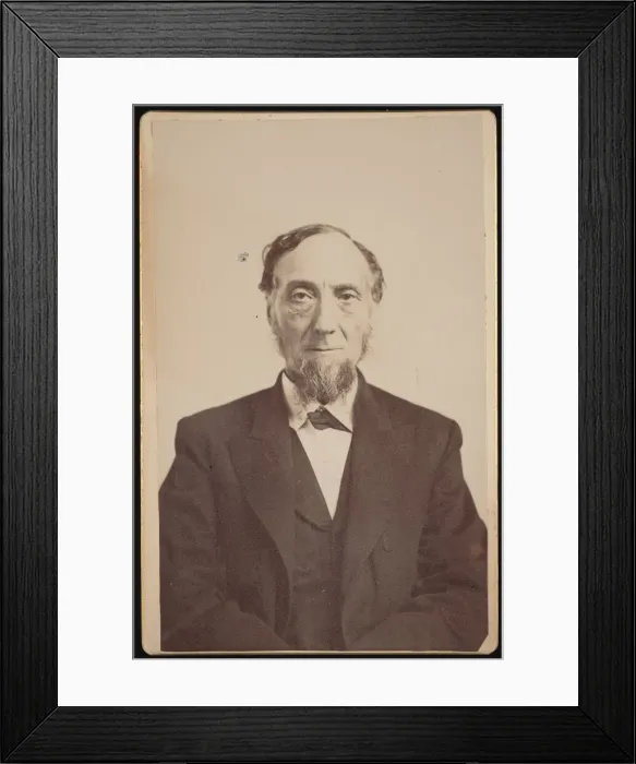 Framed Print : Portrait of Charles Anthony Schott (1826-1901), Before 1901. Creator: Unknown Framed Print : Portrait of Charles Anthony Schott (1826-1901), Before 1901. Creator: Unknown