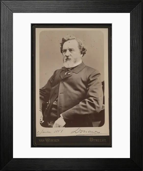 Framed Print : Portrait of Franciscus Cornelius Donders (1818-1889), July 1, 1884 Framed Print : Portrait of Franciscus Cornelius Donders (1818-1889), July 1, 1884
