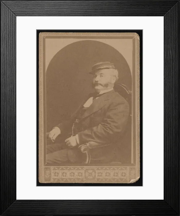 Framed Print : Portrait of Henry Joseph Horan (1838-1896), Before 1896. Creator: Frank J Walsh Framed Print : Portrait of Henry Joseph Horan (1838-1896), Before 1896. Creator: Frank J Walsh