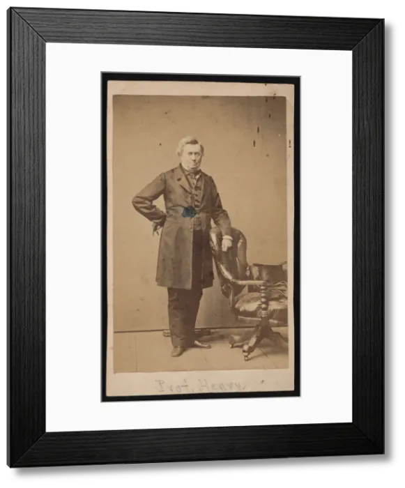 Framed Print : Portrait of Joseph Henry (1797-1878), Before 1878. Creator: Unknown Framed Print : Portrait of Joseph Henry (1797-1878), Before 1878. Creator: Unknown