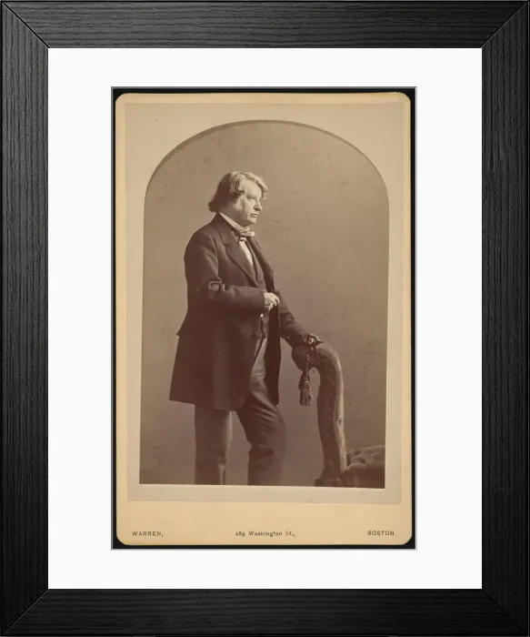 Framed Print : Portrait of Charles Sumner (1811-1874), Between 1872 and 1874. Creator: George K Warren Framed Print : Portrait of Charles Sumner (1811-1874), Between 1872 and 1874. Creator: George K Warren