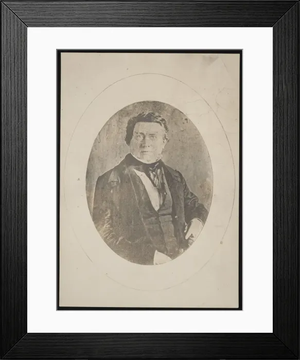 Framed Print : Portrait of Joseph Henry (1797-1878), Before 1878. Creator: Unknown Framed Print : Portrait of Joseph Henry (1797-1878), Before 1878. Creator: Unknown