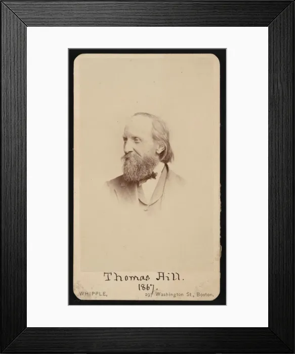 Framed Print : Portrait of Thomas Hill (1818-1891), 1867. Creator: John Adams Whipple Framed Print : Portrait of Thomas Hill (1818-1891), 1867. Creator: John Adams Whipple