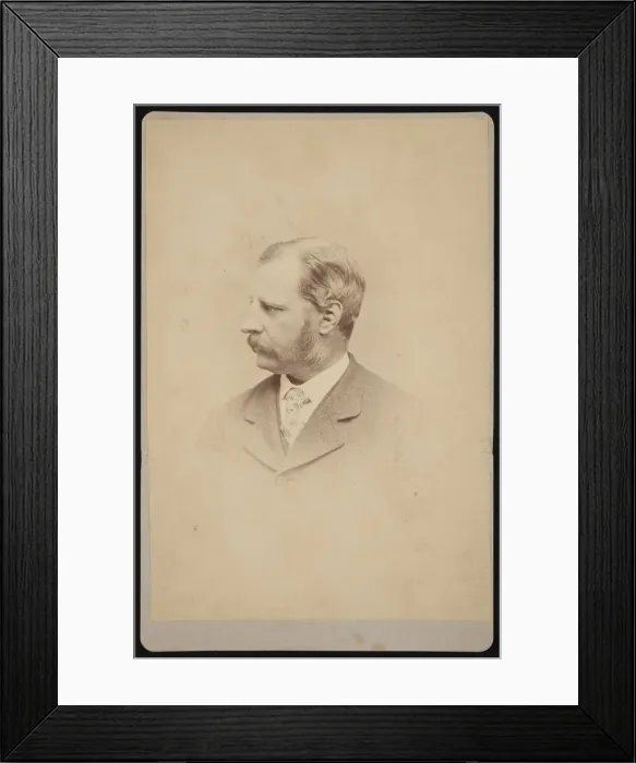 Framed Print : Portrait of Dr. G. Demailque, Before 1876. Creator: LH Zeyen Framed Print : Portrait of Dr. G. Demailque, Before 1876. Creator: LH Zeyen