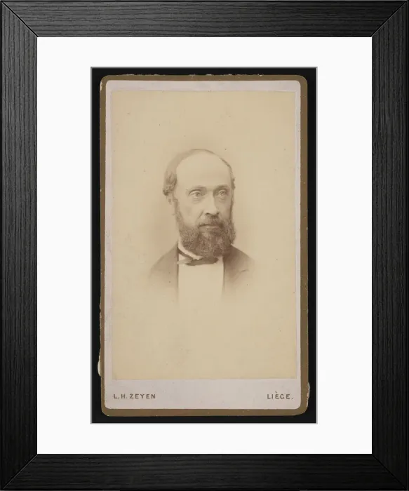 Framed Print : Portrait of Dr. G. Demailque, before 1876. Creator: LH Zeyen Framed Print : Portrait of Dr. G. Demailque, before 1876. Creator: LH Zeyen