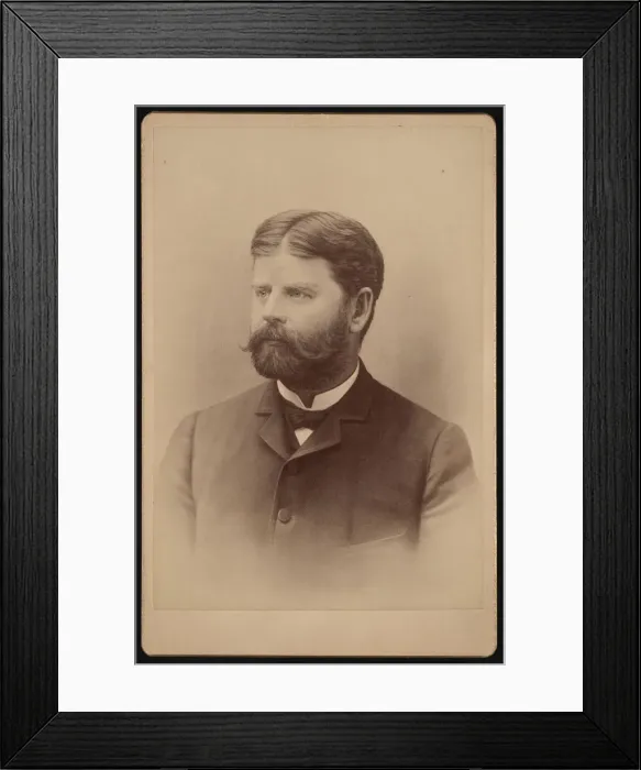 Framed Print : Portrait of Jerome H. Kidder (1842-1889), Before 1889. Creator: Unknown Framed Print : Portrait of Jerome H. Kidder (1842-1889), Before 1889. Creator: Unknown