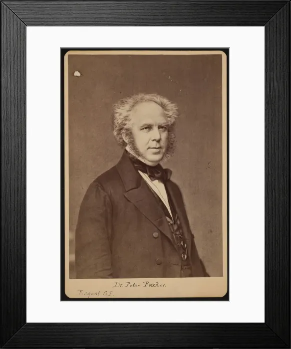 Framed Print : Portrait of Peter Parker (1804-1888), Before 1888. Creator: Unknown