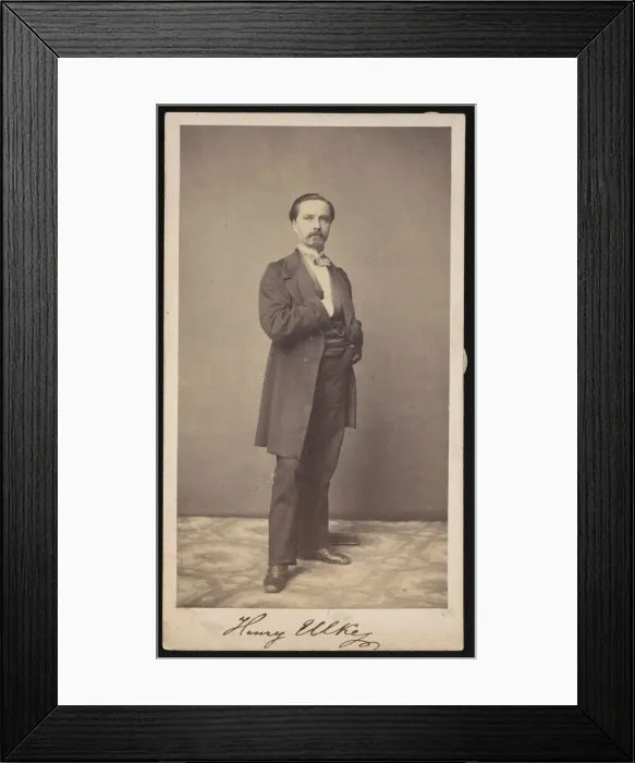 Framed Print : Portrait of Henry Ulke (1821-1910), Circa 1860s / 1870s. Creator: Unknown Framed Print : Portrait of Henry Ulke (1821-1910), Circa 1860s / 1870s. Creator: Unknown