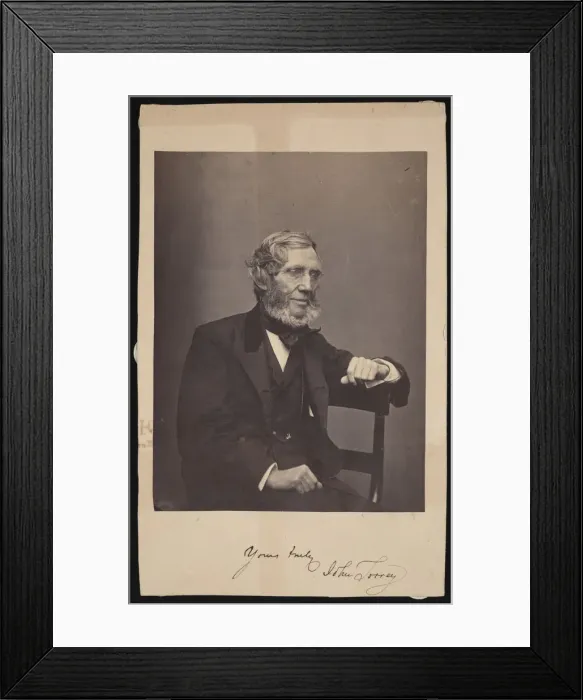 Framed Print : Portrait of John Torrey (1796-1873), Before 1873. Creator: Unknown Framed Print : Portrait of John Torrey (1796-1873), Before 1873. Creator: Unknown